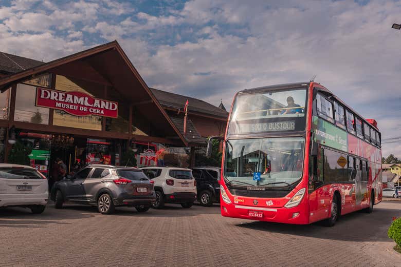 Parada no Museu de Cera de Gramado