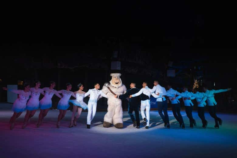 Disfrutaréis de los espectáculos en Snowland