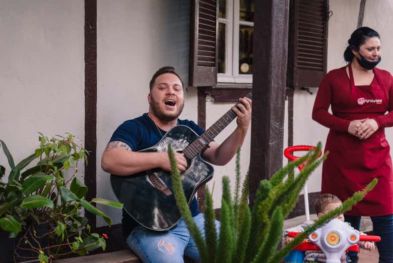 Música e muita animação durante o tour