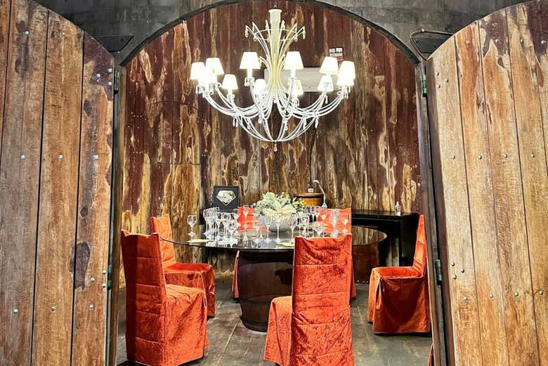 Sala de la bodega Garibaldi