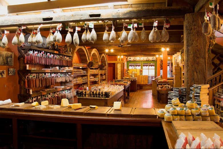 Degustaréis un rico queso de la región