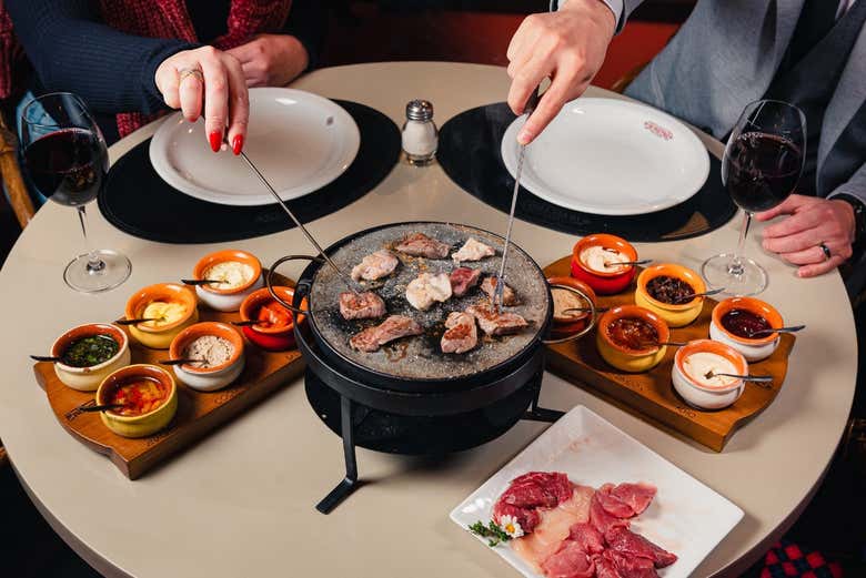 Haverá muita variedade de comida no fondue