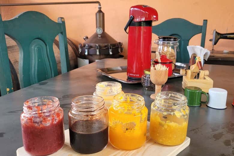 Degustação de produtos atesanais