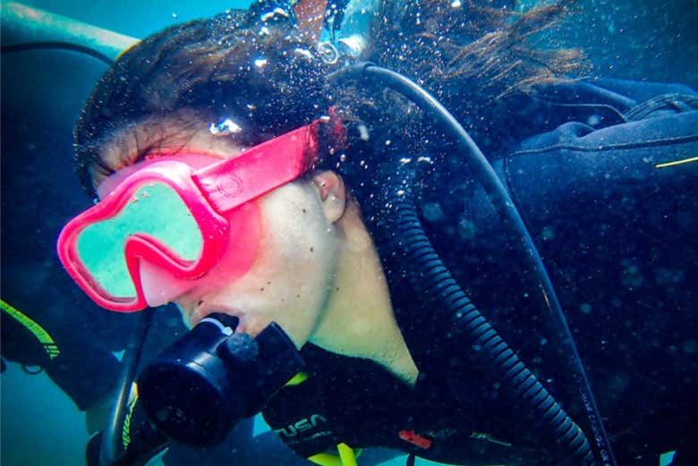 Scuba diving in Ilhabela