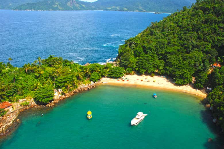 Aerial view of Saco do Eustáquio