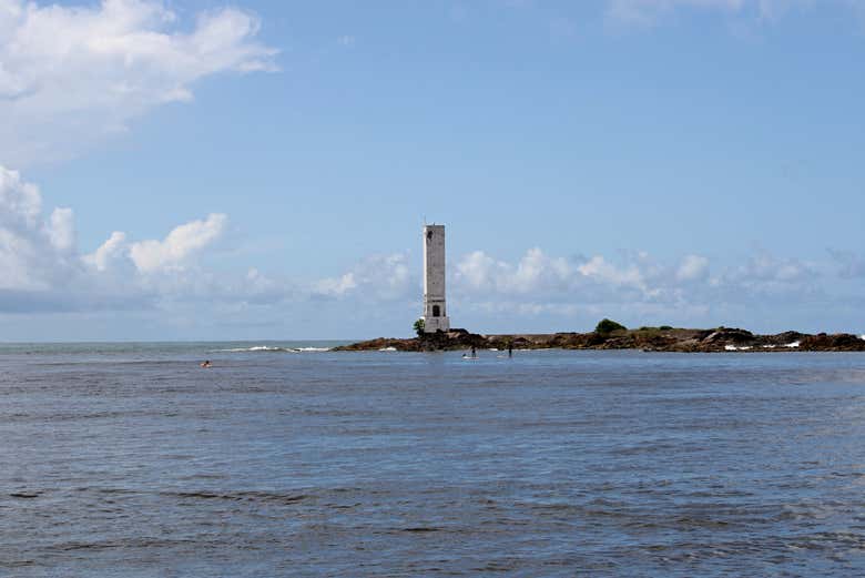 Vistas do farol de Itacaré