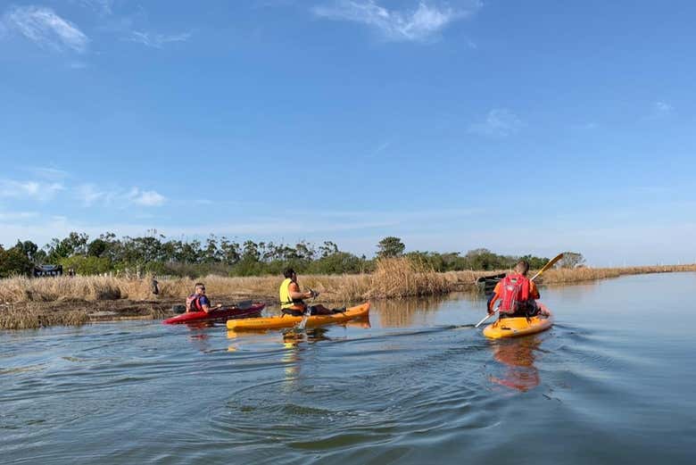 Paseando en kayak