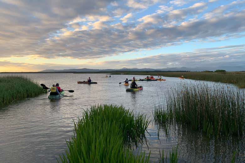 Remando por los humedales de Imbé