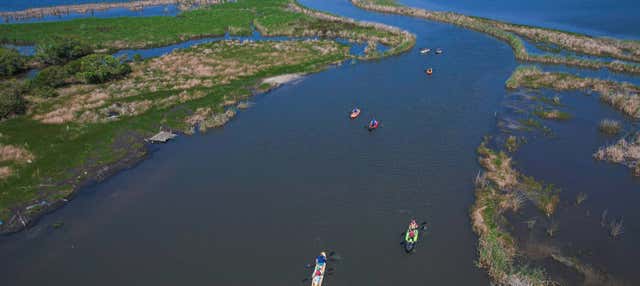 Tour de caiaque pelos banhados de Imbé