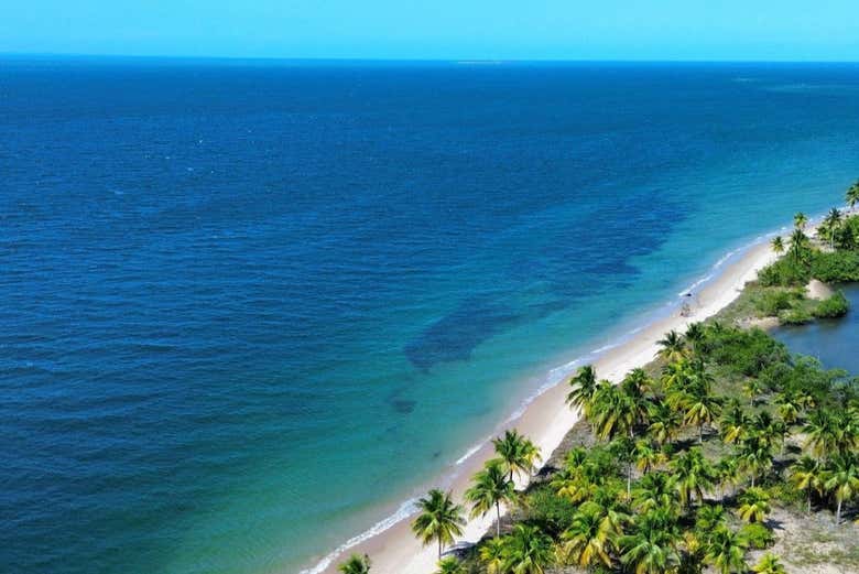 Panorâmica de uma das ilhas