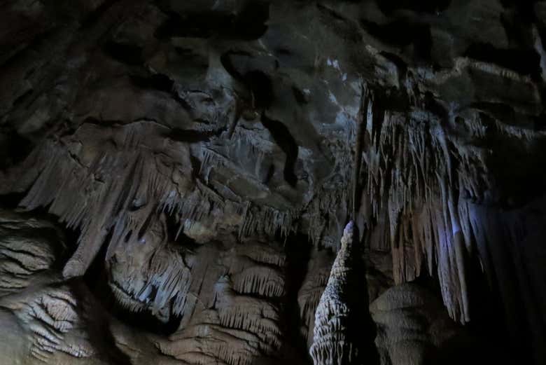 Interior of the botuvera caves