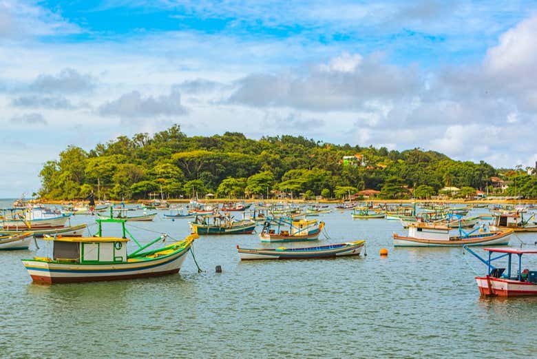 Clima de povoado pesqueiro em Penha