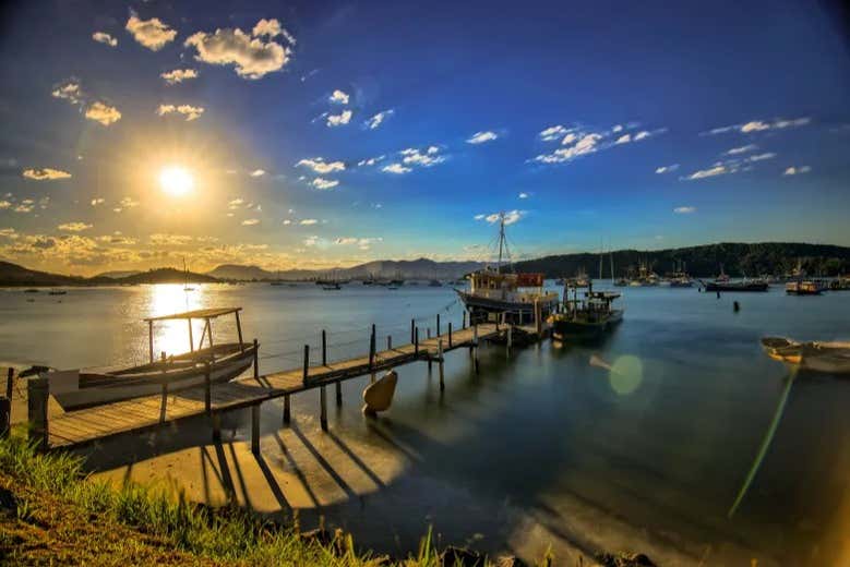 Pôr do sol em Porto Belo