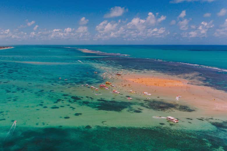 Panorâmica da Ilha da Areia Vermelha