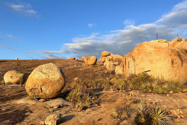 Pareceremos estar no deserto!