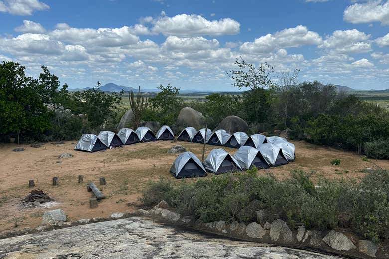 Spend the night at a camping site in Brazil
