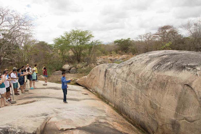 Visitando la Pedra do Ingá