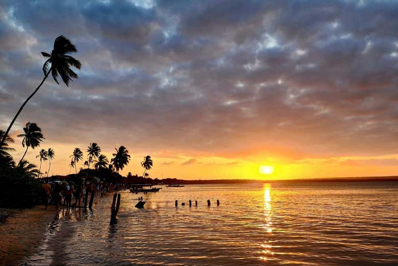 Una hermosa puesta de sol