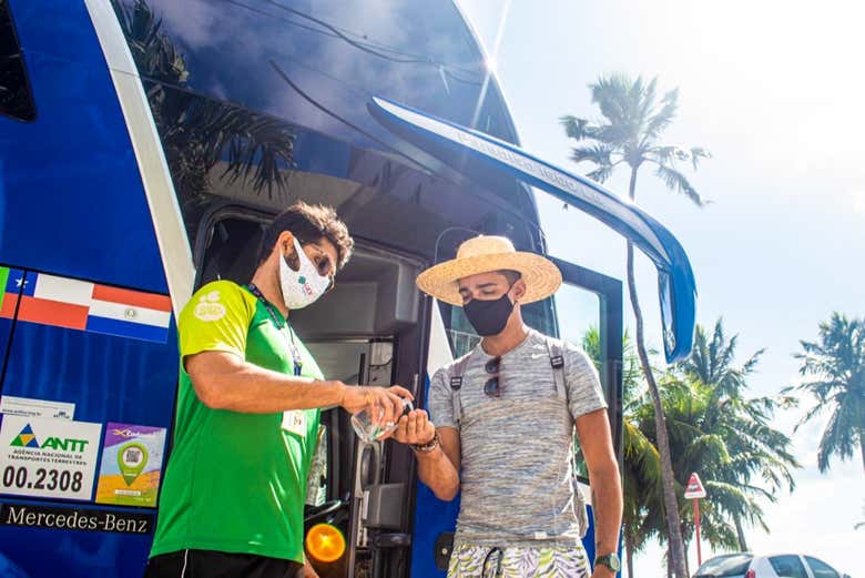 Medidas sanitárias e de higiene durante a excursão