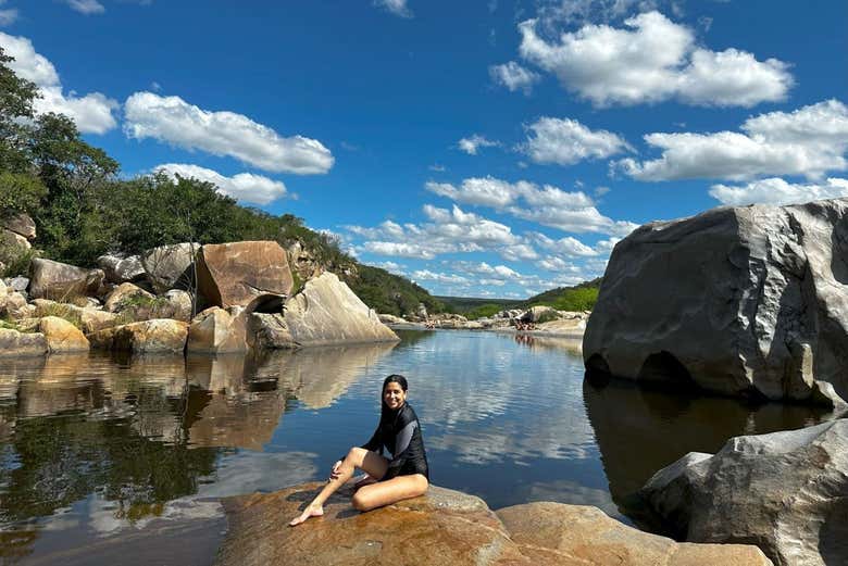 Nos esperan cascadas y piscinas naturales