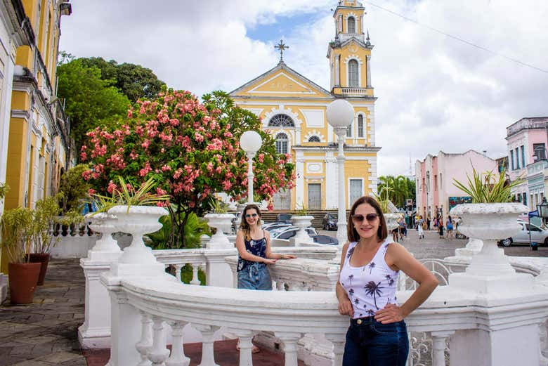 Parada para uma foto