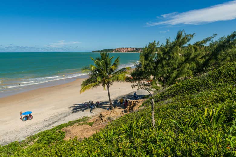 A Praia de Carapibus do mirante
