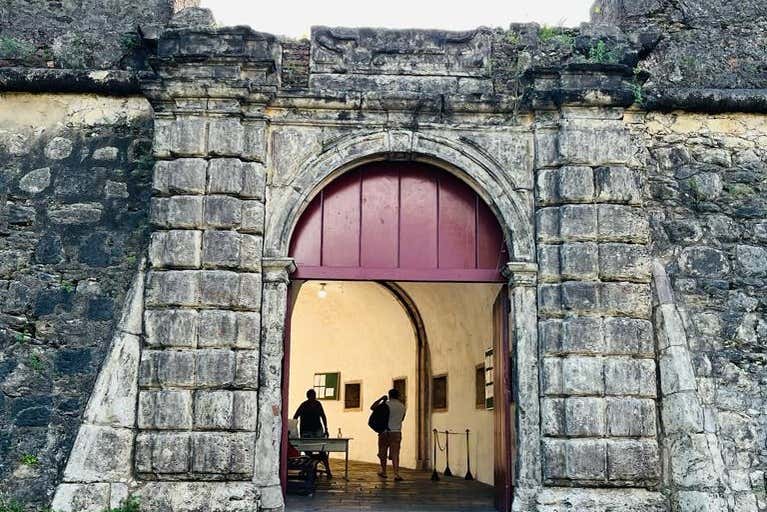 Entrada de la fortaleza de Santa Catarina