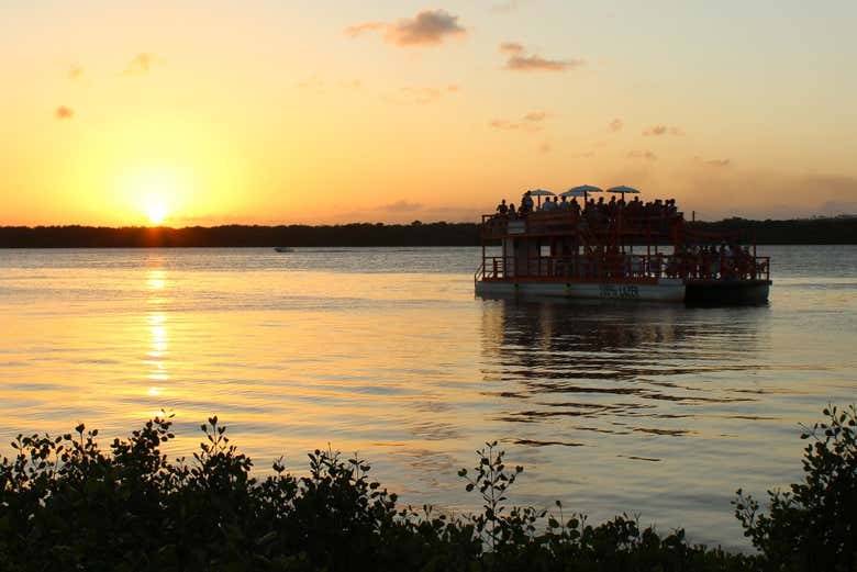Playa  fluvial de Jacaré