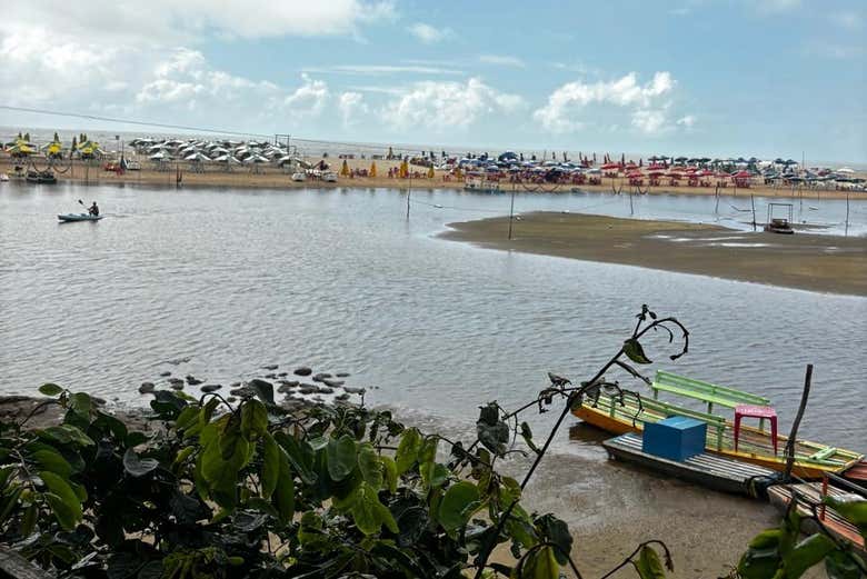 As vistas da Praia Bela
