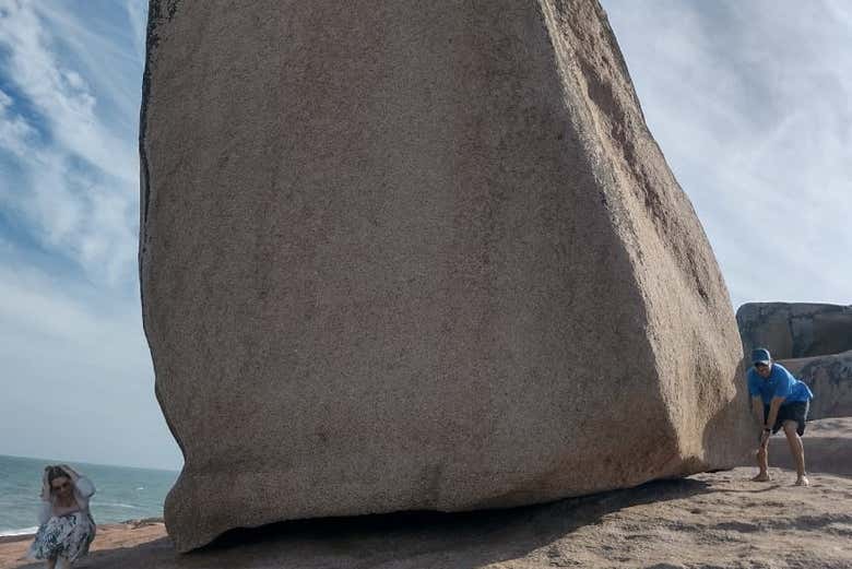 Diversão na Pedra do Frade