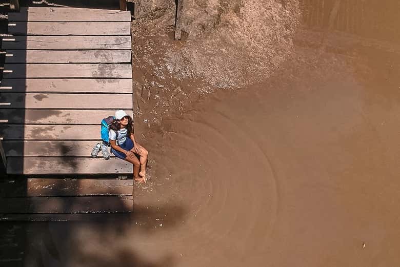 Igarapé na Ilha de Santana