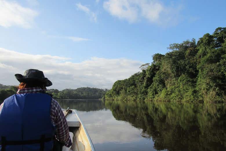 The incredible views on the boat journey