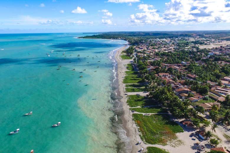 A costa de Paripueira