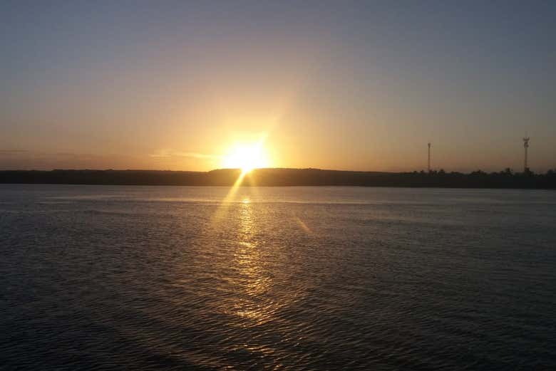Sunset in the estuary