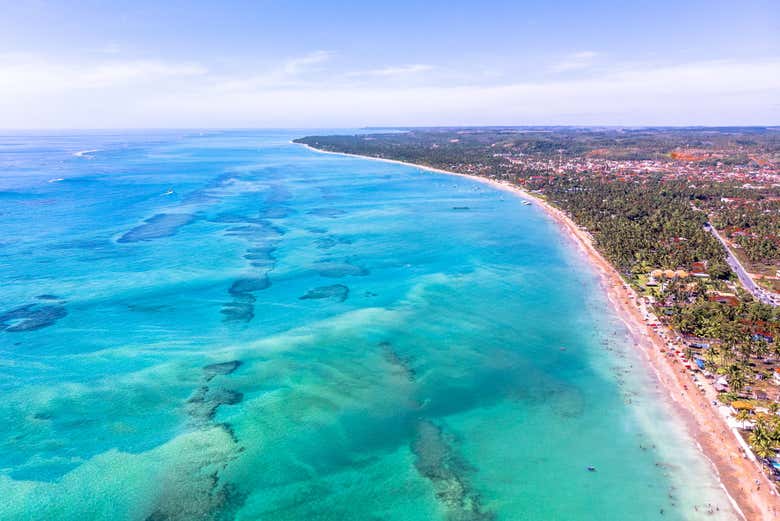 Vista da praia de Maragogi