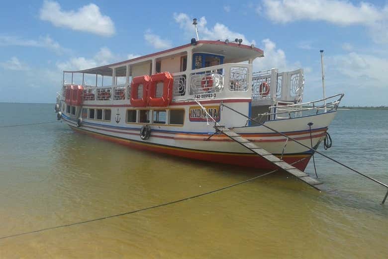 Boat ride on Sao Francisco river