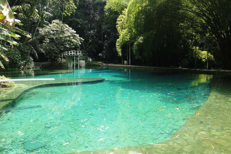 Tonalidades de las piscinas naturales