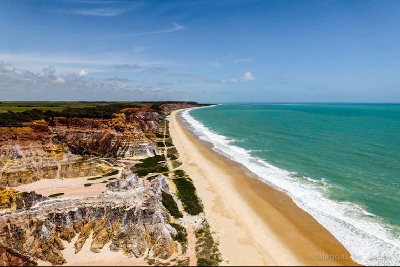 Praia do Gunga, no Brasil