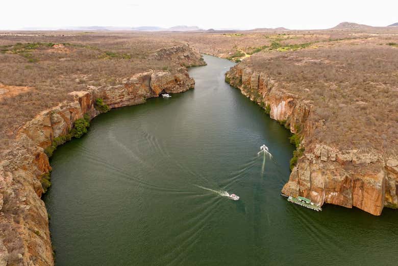 Barcos no rio São Francisco