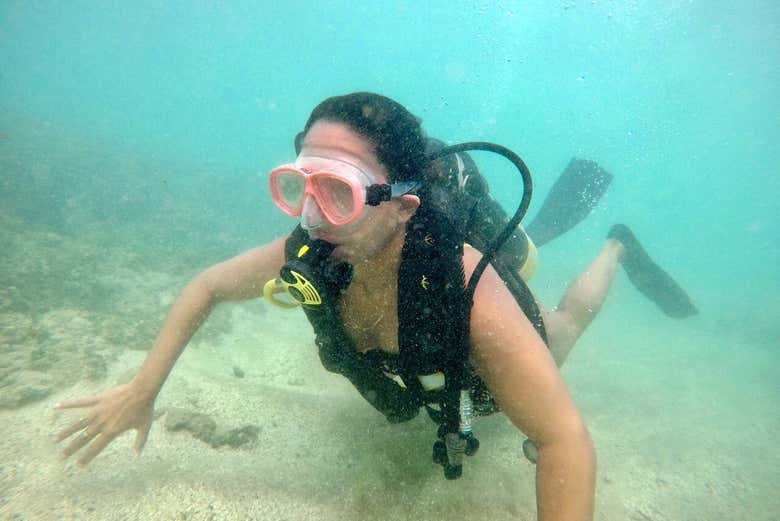 Desfrutando das águas desse município