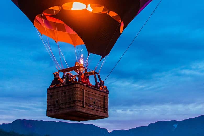 Seeing Mampituba from the sky at dawn