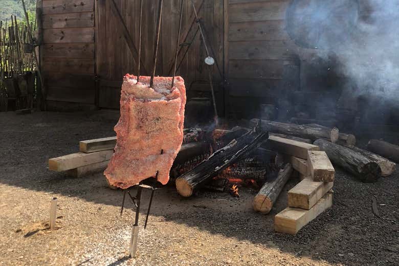 Slow-cooked meat