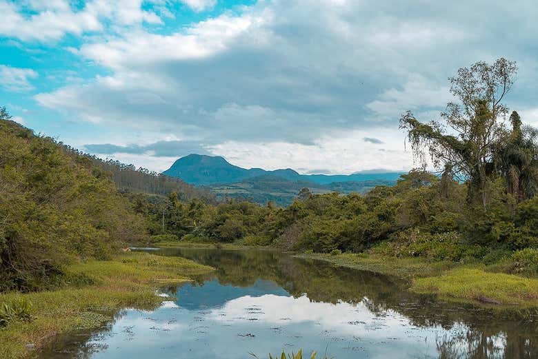 Beautiful rural landscapes of Mampituba