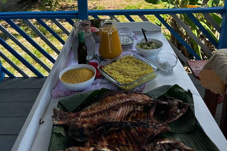 Vamos recuperar as energias com uma deliciosa comida típica