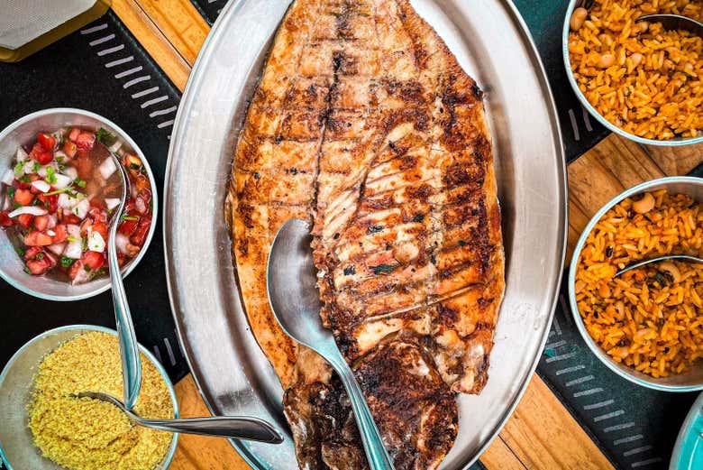 Enjoy a delicious lunch