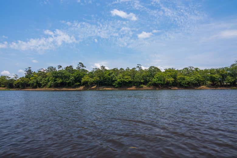 Enjoy the views during the canoe ride
