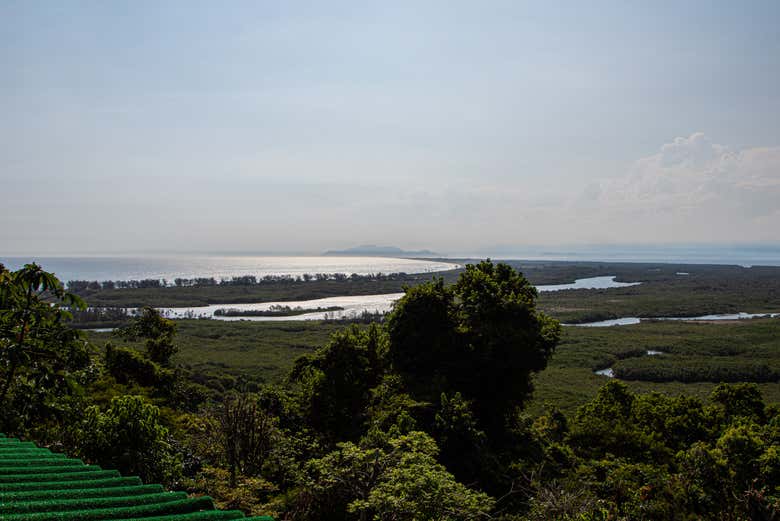 Vistas de la región de Marambaia