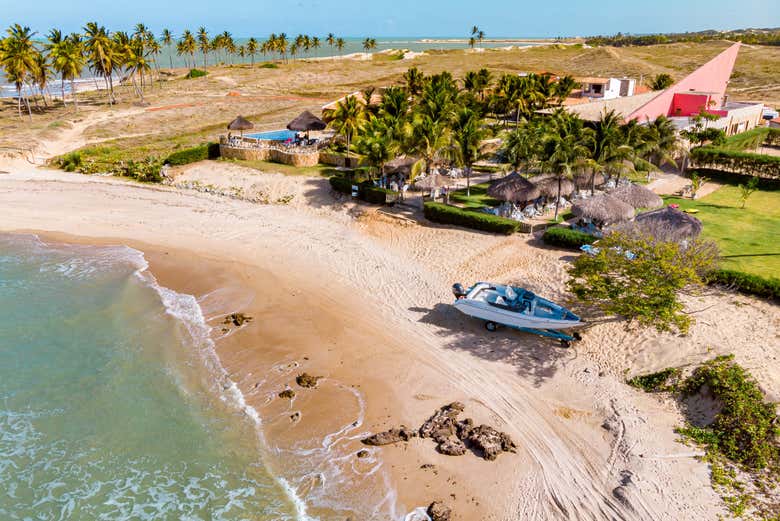 Vista da praia
