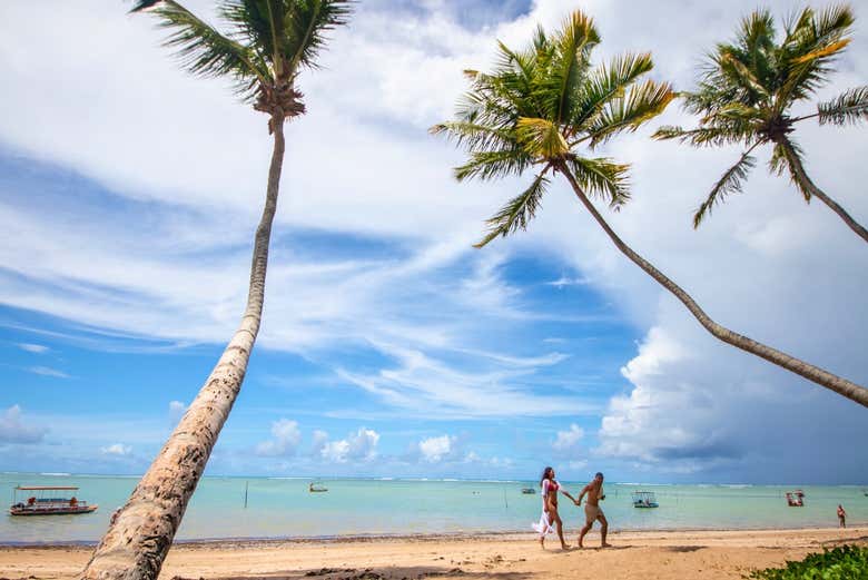 Passeando pela praia