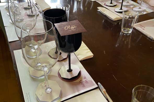 Casa Olga Trattoria Blind Wine Tasting